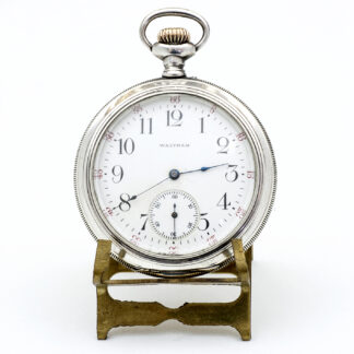 AMERICAN WALTHAM WATCH CO.(USA). Reloj de Bolsillo, Lepine y remontoir. Plata. USA, año 1914.