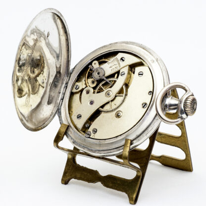 ARCADIA. Reloj de bolsillo, lepine y remontoir. Plata. Suiza, ca. 1915