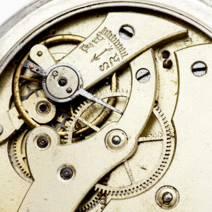 ARCADIA. Pocket watch, lepine and remontoir. Silver. Switzerland, ca. 1915