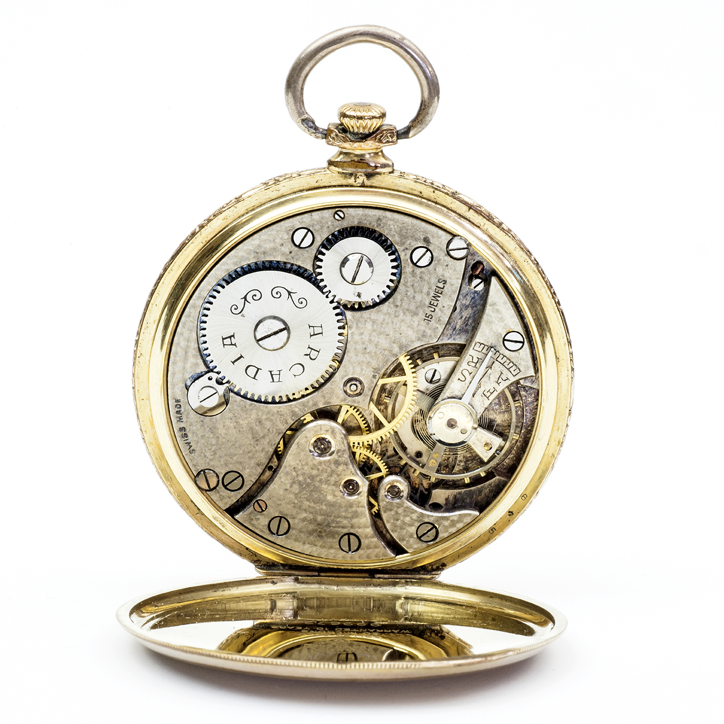 ARCADIA. Reloj de bolsillo, lepine y remontoir. Suiza, ca. 1925 ARCADIA. Reloj de bolsillo, lepine y remontoir. Suiza, ca. 1925