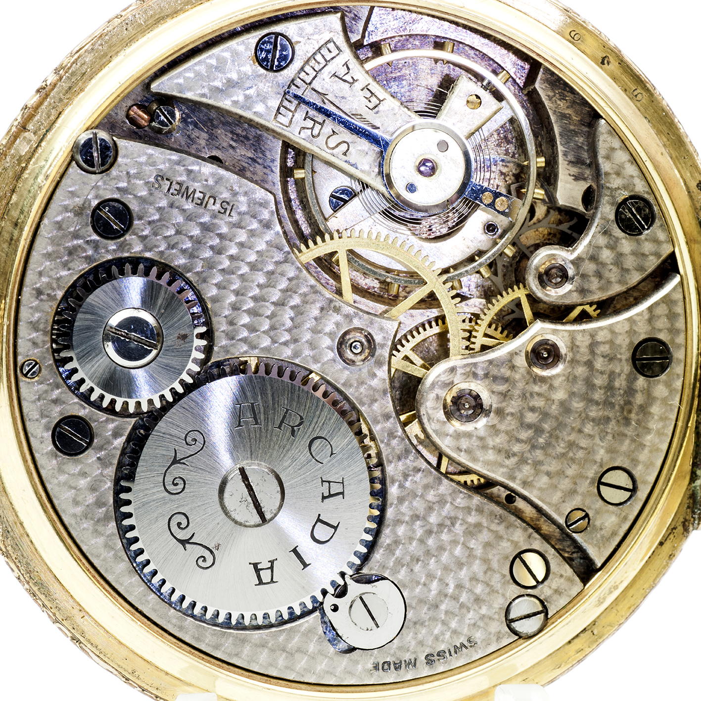 ARCADIA. Reloj de bolsillo, lepine y remontoir. Suiza, ca. 1925 ARCADIA. Reloj de bolsillo, lepine y remontoir. Suiza, ca. 1925