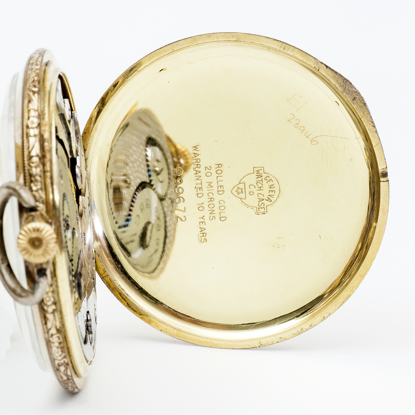 ARCADIA. Reloj de bolsillo, lepine y remontoir. Suiza, ca. 1925 ARCADIA. Reloj de bolsillo, lepine y remontoir. Suiza, ca. 1925