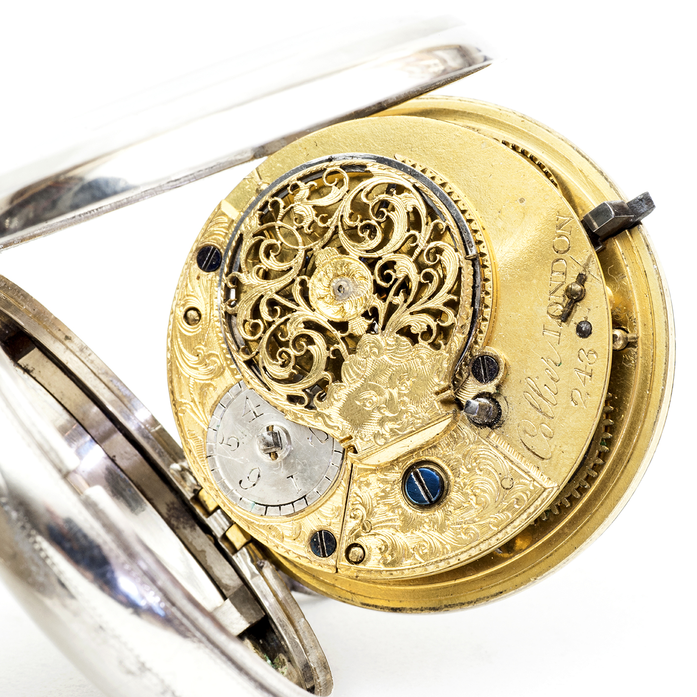 ARCHIBALD/THOMAS COLLIER. Reloj de bolsillo lepine, Verge Fusee. Plata. Londres, año 1813. ARCHIBALD/THOMAS COLLIER. Reloj de bolsillo lepine, Verge Fusee. Plata. Londres, año 1813.