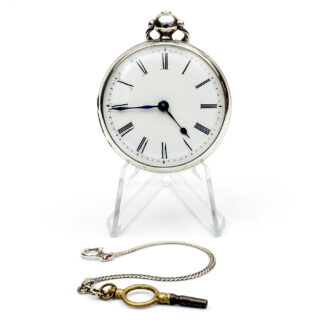 ARCHIBALD/THOMAS COLLIER. Reloj de bolsillo lepine, Verge Fusee. Plata. Londres, año 1813.