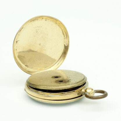ARNOLD LONDON. Reloj suizo de bolsillo lepine. Oro 18k. Suiza, ca. 1900.