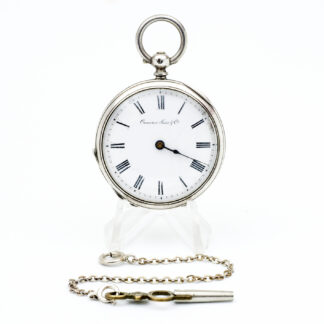 CAMERER KUSS & Co. Reloj inglésde colgar lepine. Plata Fina. Londres, ca. 1850.