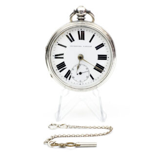 D & M HYAMS. (Manchester). Reloj Inglés de Bolsillo, lepine, Half Fusee (SemiCatalino). Londres, año 1881.