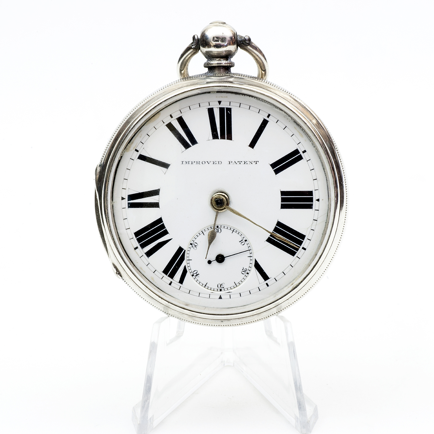 D & M HYAMS. (Manchester). Reloj Inglés de Bolsillo, lepine, Half Fusee (SemiCatalino). Londres, año 1881. D & M HYAMS. (Manchester). Reloj Inglés de Bolsillo, lepine, Half Fusee (SemiCatalino). Londres, año 1881.
