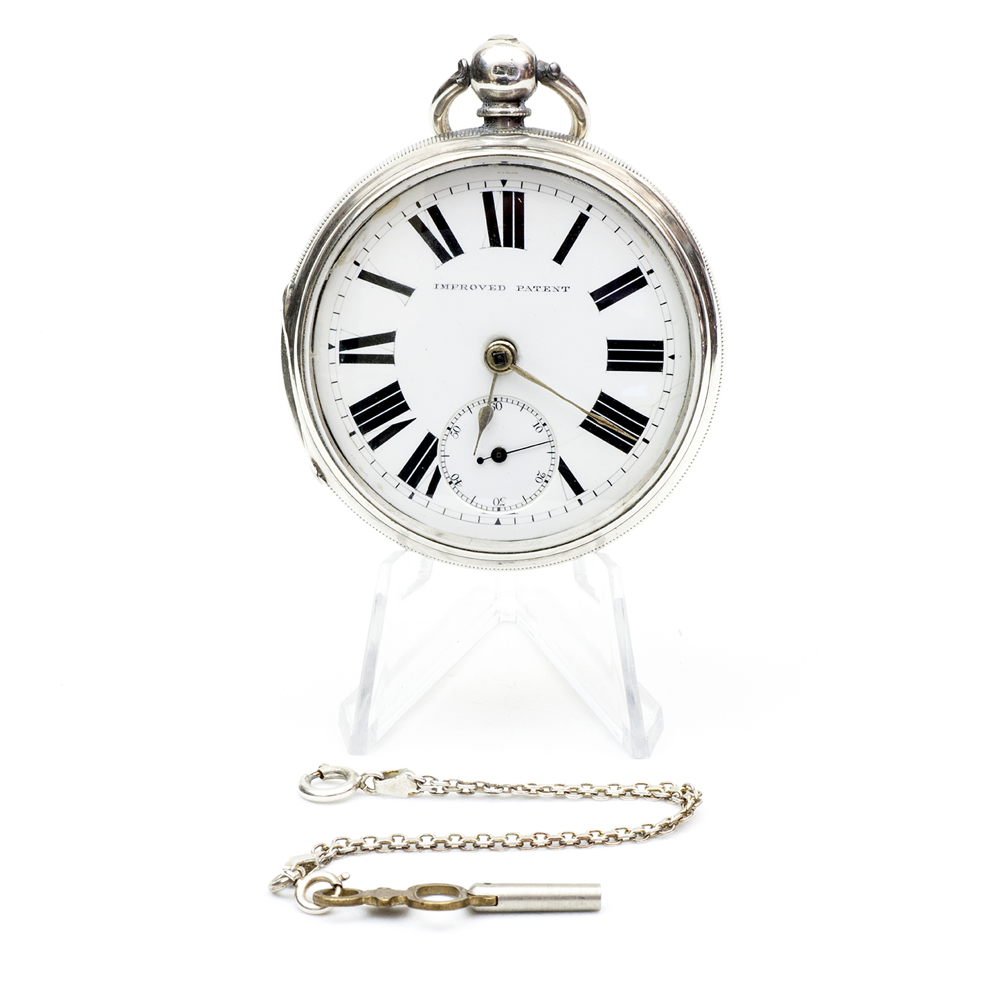 D & M HYAMS. (Manchester). Reloj Inglés de Bolsillo, lepine, Half Fusee (SemiCatalino). Londres, año 1881. D & M HYAMS. (Manchester). Reloj Inglés de Bolsillo, lepine, Half Fusee (SemiCatalino). Londres, año 1881.