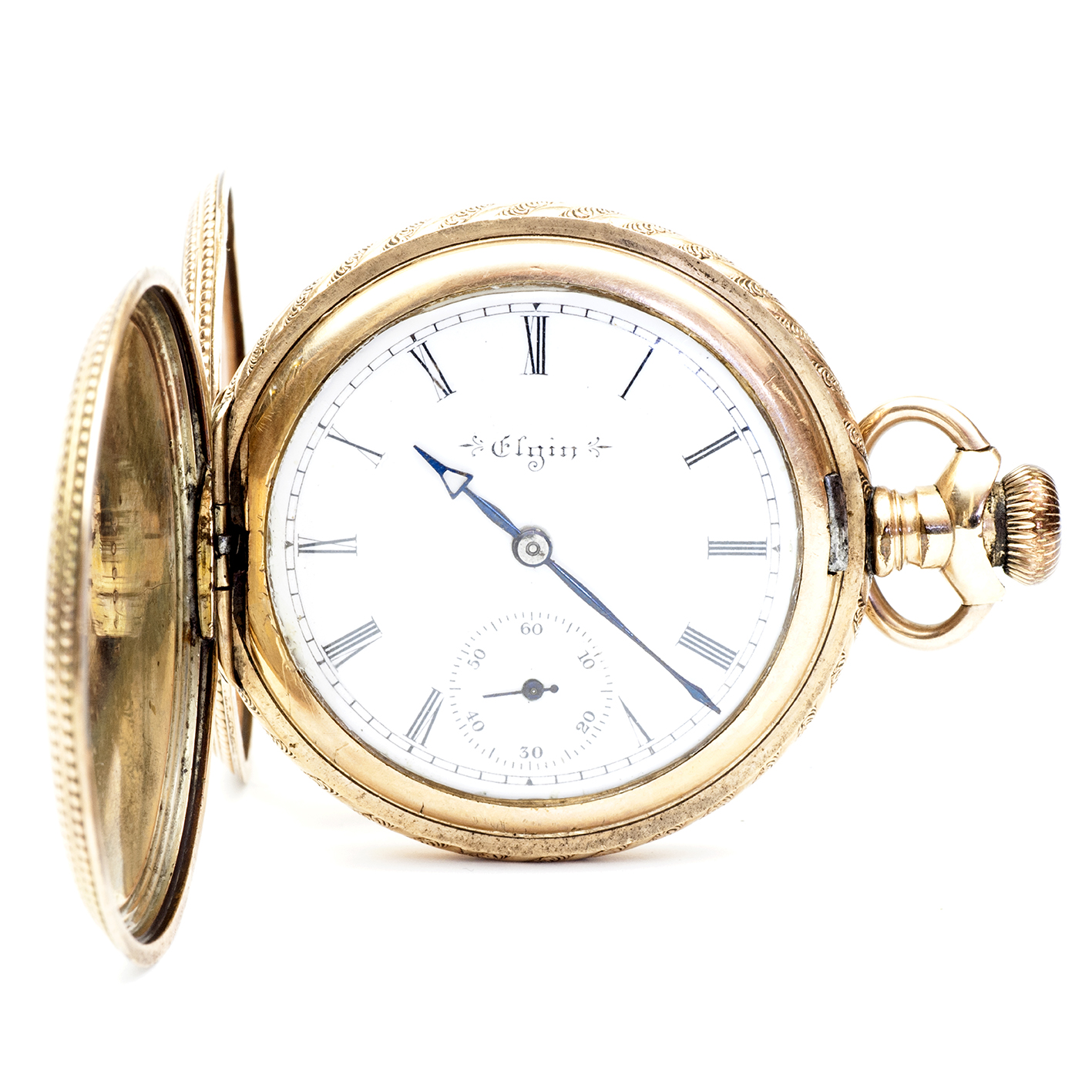 ELGIN NATIONAL WATCH Co. Reloj de bolsillo, saboneta y remontoir. GoldFilled 14k. USA, año 1.899. ELGIN NATIONAL WATCH Co. Reloj de bolsillo, saboneta y remontoir. GoldFilled 14k. USA, año 1.899.