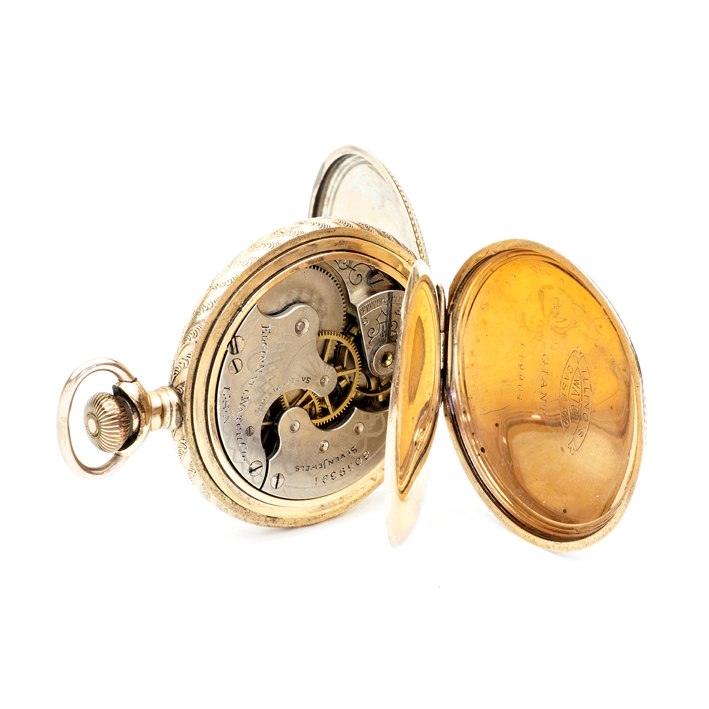 ELGIN NATIONAL WATCH Co. Reloj de bolsillo, saboneta y remontoir. GoldFilled 14k. USA, año 1.899. ELGIN NATIONAL WATCH Co. Reloj de bolsillo, saboneta y remontoir. GoldFilled 14k. USA, año 1.899.