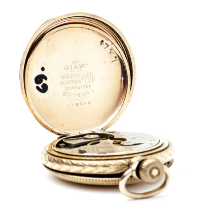 ELGIN NATIONAL WATCH Co. Reloj de bolsillo, saboneta y remontoir. GoldFilled 14k. USA, año 1.899.