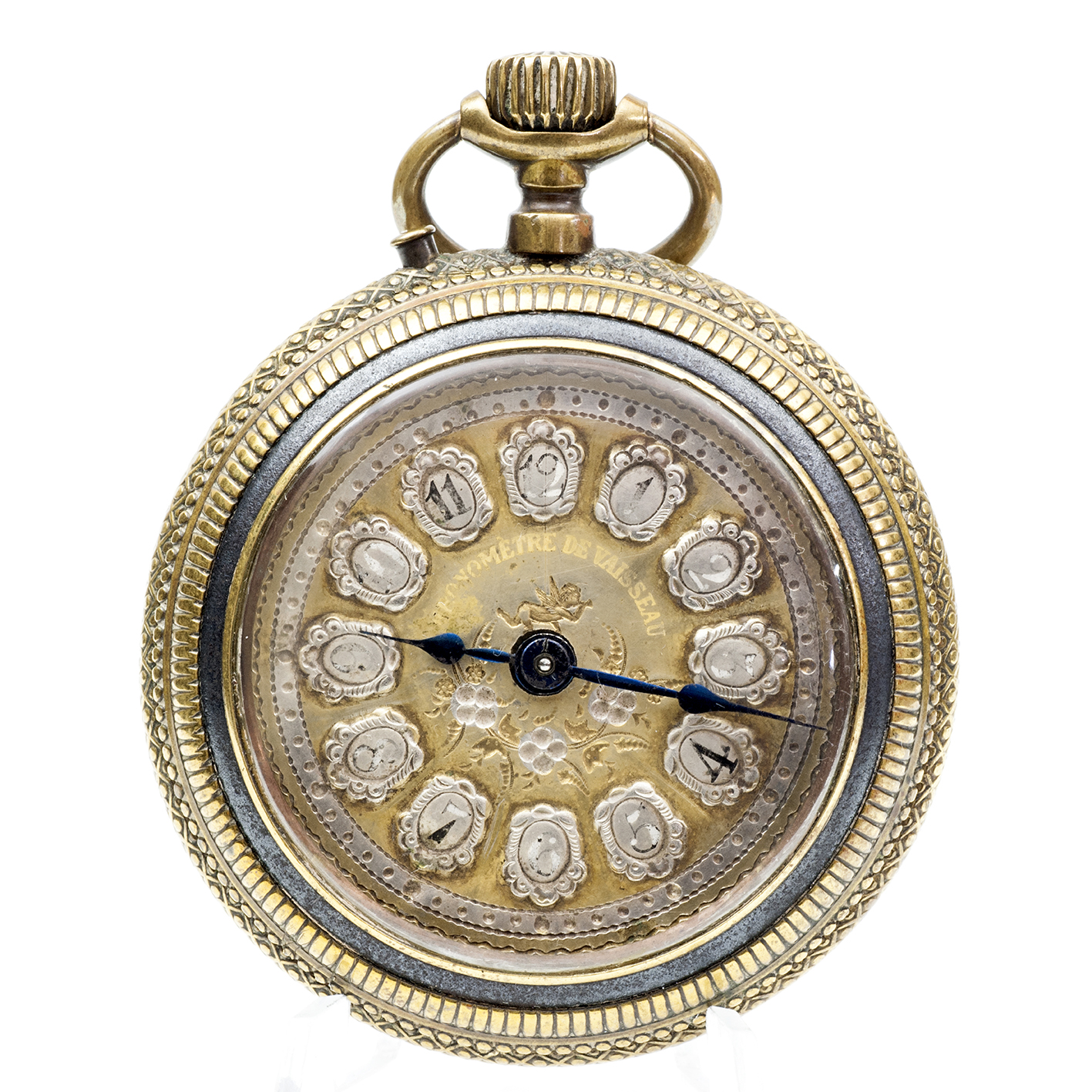 F. ARNOL DROZ (Chronometre de Vaisseaux, BG). Reloj de bolsillo, lepine y remontoir. Suiza, ca. 1895. F. ARNOL DROZ (Chronometre de Vaisseaux, BG). Reloj de bolsillo, lepine y remontoir. Suiza, ca. 1895.