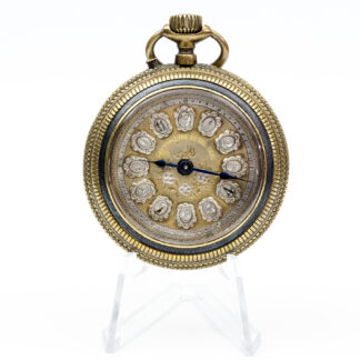 F. ARNOL DROZ (Chronometre de Vaisseaux, BG). Reloj de bolsillo, lepine y remontoir. Suiza, ca. 1895.