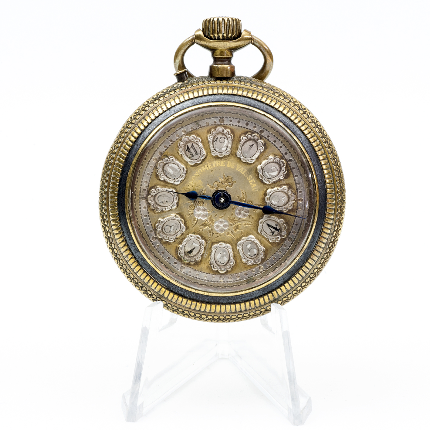 F. ARNOL DROZ (Chronometre de Vaisseaux, BG). Reloj de bolsillo, lepine y remontoir. Suiza, ca. 1895. F. ARNOL DROZ (Chronometre de Vaisseaux, BG). Reloj de bolsillo, lepine y remontoir. Suiza, ca. 1895.