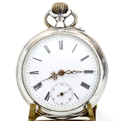 F.G. Reloj de bolsillo lepine y remontoir. Plata. Alemania, ca. 1900.
