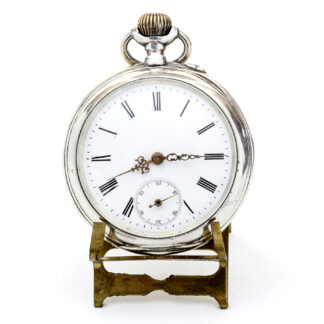 F.G. Reloj de bolsillo lepine y remontoir. Plata. Alemania, ca. 1900.