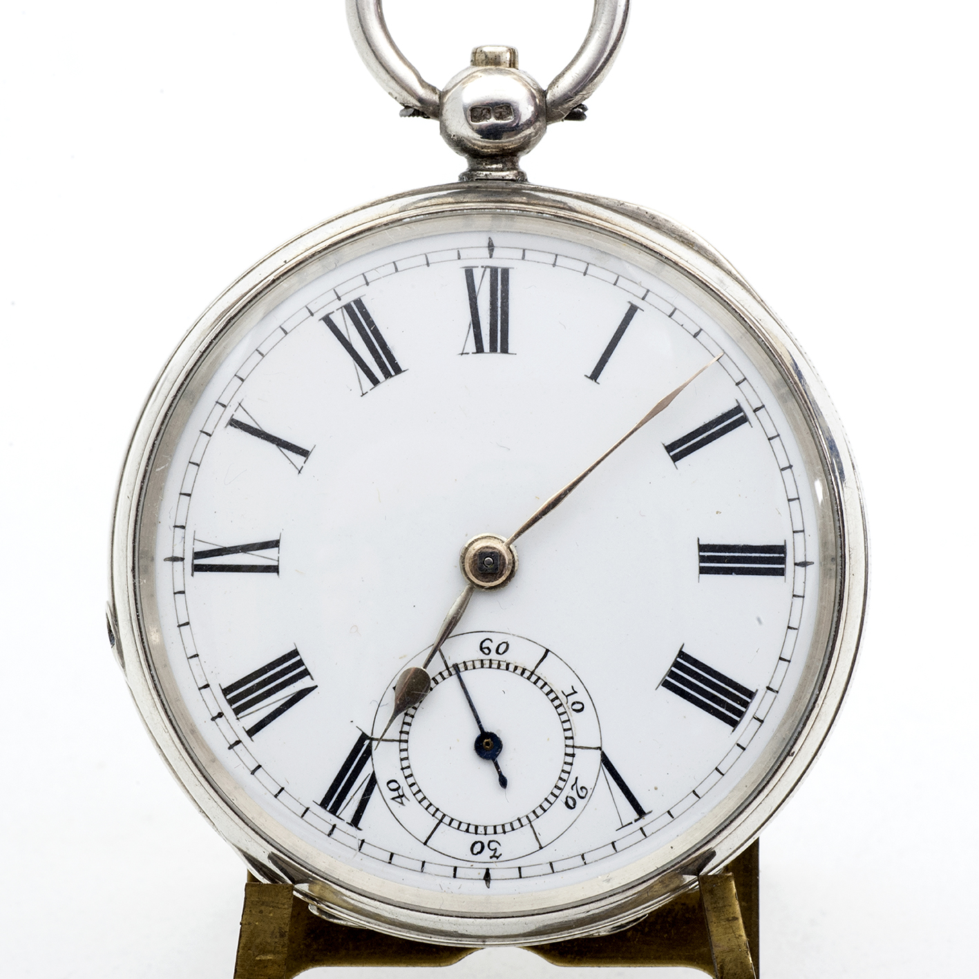 FARRINGDON D. / WALTHAM MASS. Reloj de bolsillo lepine. Plata. Birmingham, año 1884. FARRINGDON D. / WALTHAM MASS. Reloj de bolsillo lepine. Plata. Birmingham, año 1884.