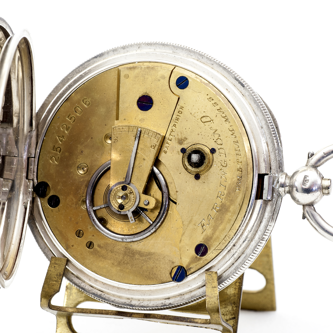 FARRINGDON D. / WALTHAM MASS. Reloj de bolsillo lepine. Plata. Birmingham, año 1884. FARRINGDON D. / WALTHAM MASS. Reloj de bolsillo lepine. Plata. Birmingham, año 1884.
