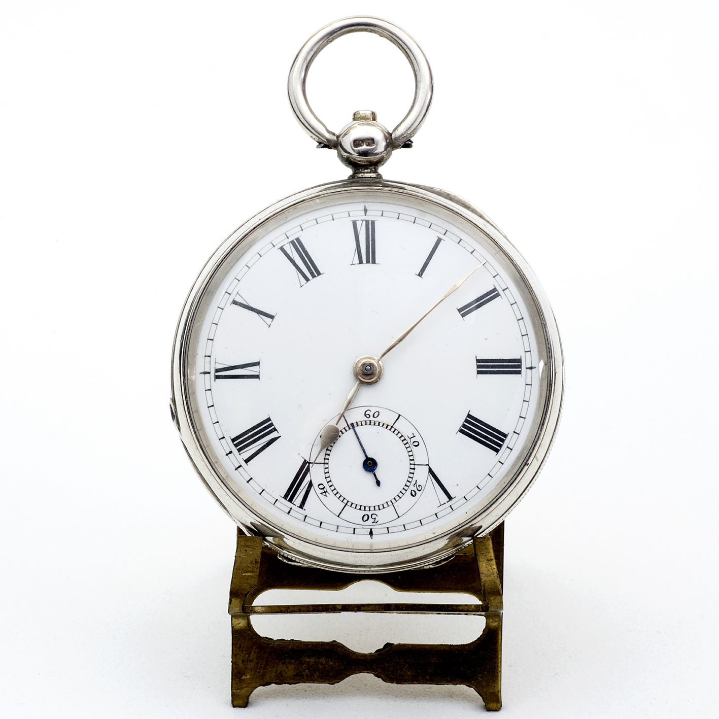FARRINGDON D. / WALTHAM MASS. Reloj de bolsillo lepine. Plata. Birmingham, año 1884. FARRINGDON D. / WALTHAM MASS. Reloj de bolsillo lepine. Plata. Birmingham, año 1884.