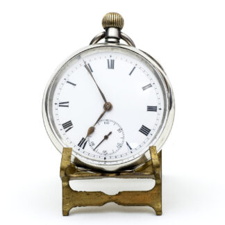G.D. Reloj de Bolsillo, lepine y remontoir. Plata. Suiza, ca. 1900.