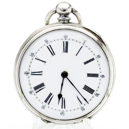 G*G. Reloj suizo de bolsillo-colgar lepine. Plata. Suiza, ca. 1880.