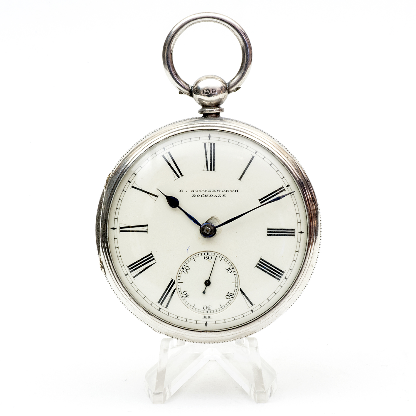 H. BUTTERWORTH (Rochdale). Reloj Inglés de Bolsillo, lepine, Half Fusee (SemiCatalino). Chester, año 1873. H. BUTTERWORTH (Rochdale). Reloj Inglés de Bolsillo, lepine, Half Fusee (SemiCatalino). Chester, año 1873.