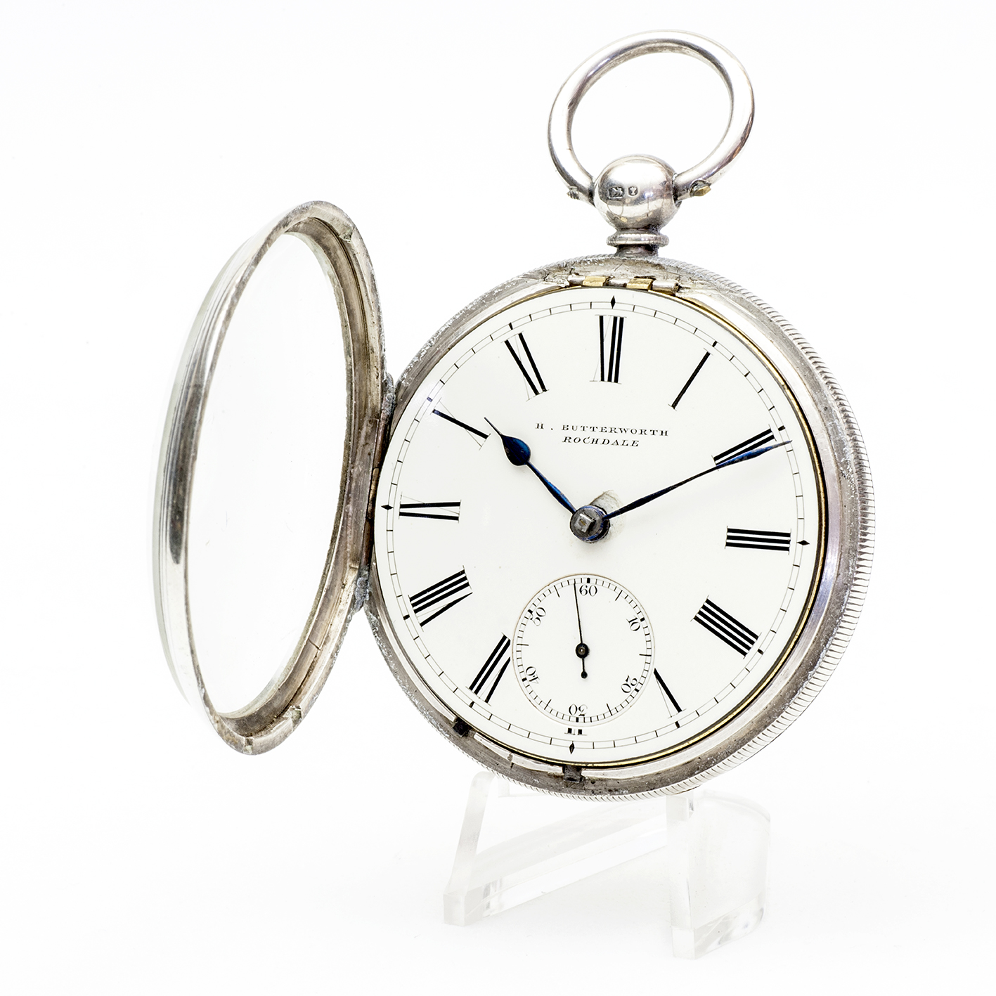 H. BUTTERWORTH (Rochdale). Reloj Inglés de Bolsillo, lepine, Half Fusee (SemiCatalino). Chester, año 1873. H. BUTTERWORTH (Rochdale). Reloj Inglés de Bolsillo, lepine, Half Fusee (SemiCatalino). Chester, año 1873.