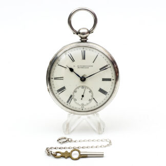 H. BUTTERWORTH (Rochdale). Reloj Inglés de Bolsillo, lepine, Half Fusee (SemiCatalino). Chester, año 1873.