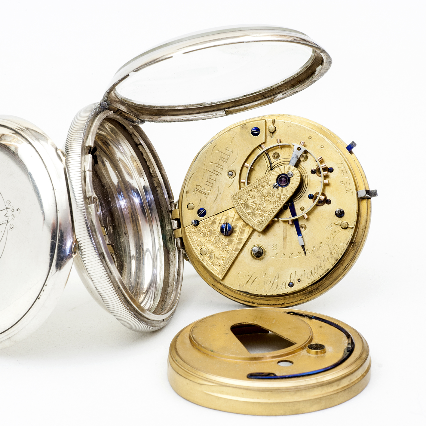 H. BUTTERWORTH (Rochdale). Reloj Inglés de Bolsillo, lepine, Half Fusee (SemiCatalino). Chester, año 1873. H. BUTTERWORTH (Rochdale). Reloj Inglés de Bolsillo, lepine, Half Fusee (SemiCatalino). Chester, año 1873.