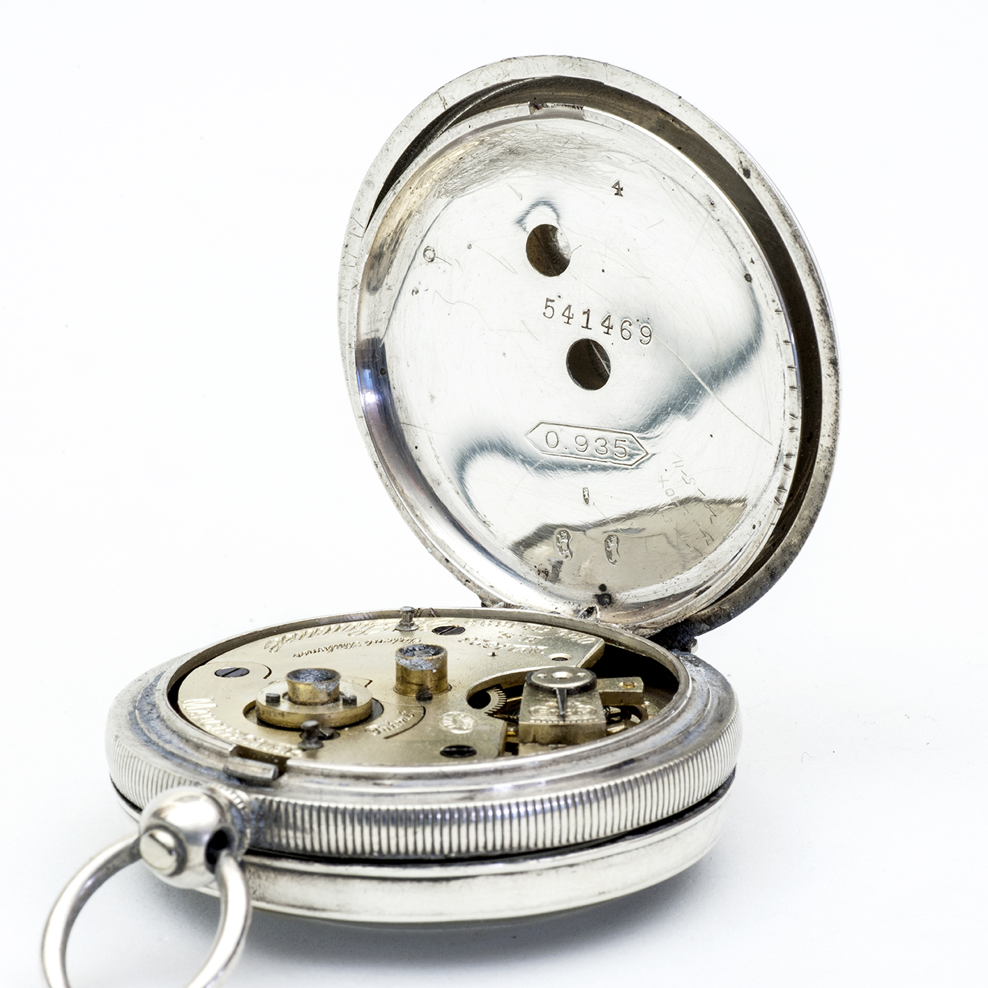 H. SAMUEL MANCHESTER. Reloj de bolsillo, lepine. Plata. Manchester, ca. 1895. H. SAMUEL MANCHESTER. Reloj de bolsillo, lepine. Plata. Manchester, ca. 1895.