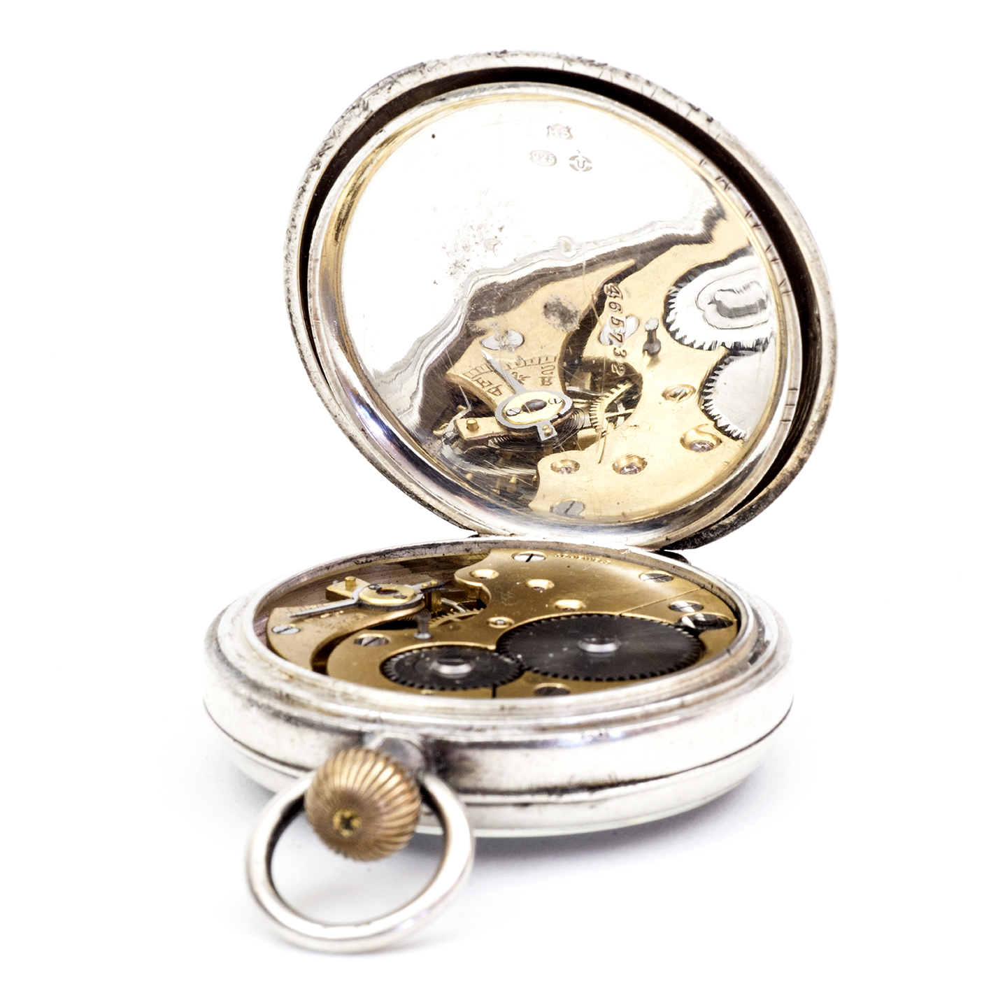 H. SAMUEL MANCHESTER. Reloj de bolsillo, lepine y remontoir. Plata. Manchester, ca. 1880. H. SAMUEL MANCHESTER. Reloj de bolsillo, lepine y remontoir. Plata. Manchester, ca. 1880.
