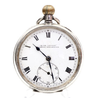 H. SAMUEL MANCHESTER. Reloj de bolsillo, lepine y remontoir. Plata. Manchester, ca. 1880.