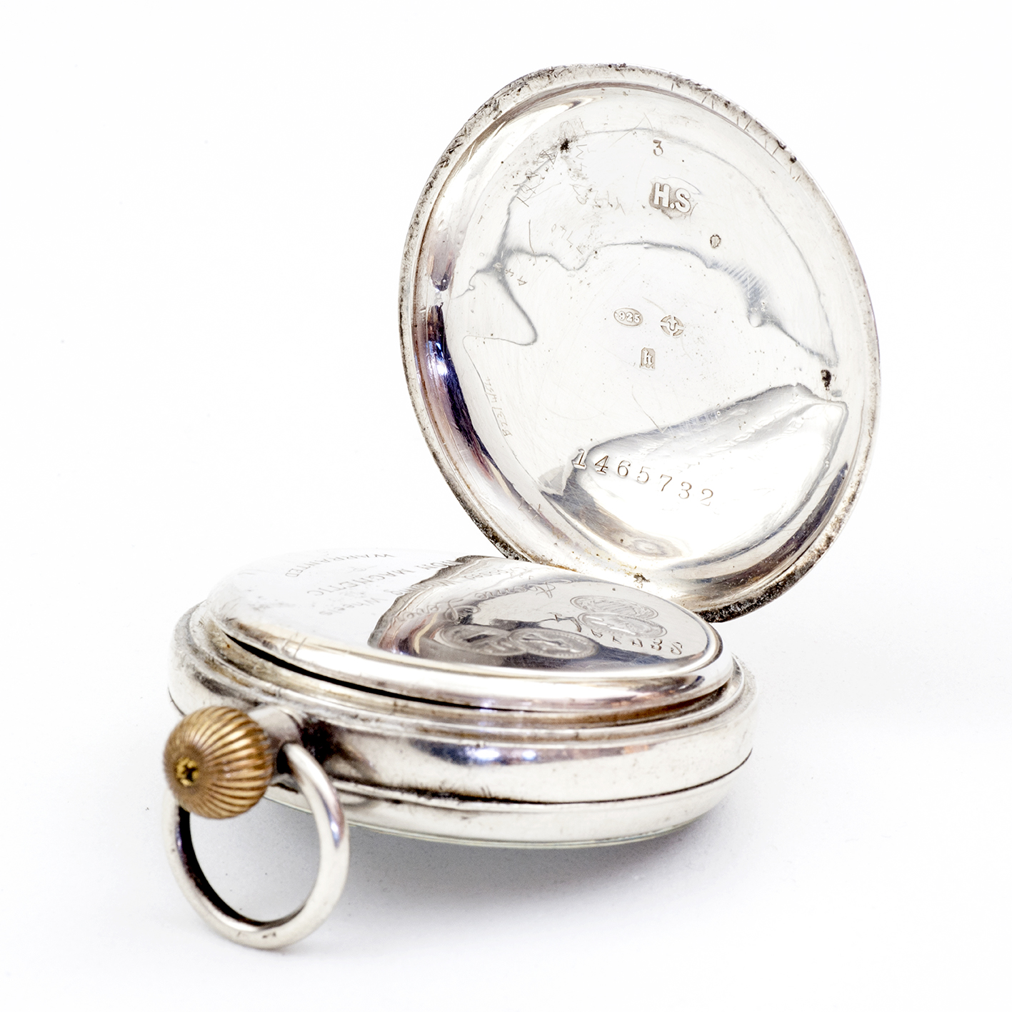 H. SAMUEL MANCHESTER. Reloj de bolsillo, lepine y remontoir. Plata. Manchester, ca. 1880. H. SAMUEL MANCHESTER. Reloj de bolsillo, lepine y remontoir. Plata. Manchester, ca. 1880.