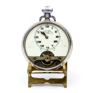 HEBDOMAS. Reloj de Bolsillo, lepine y remontoir. Ocho días cuerda. Suiza, ca. 1920.
