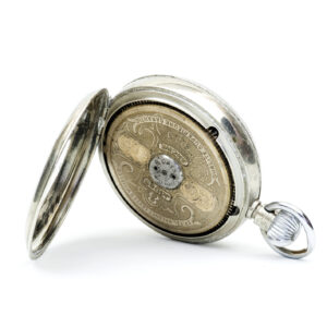HEBDOMAS. Reloj de Bolsillo, lepine y remontoir. Ocho días cuerda. Suiza, ca. 1920.