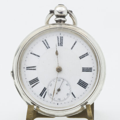 JB YABSLEY (London). English pocket watch, lepine. Silver. London, year 1884.