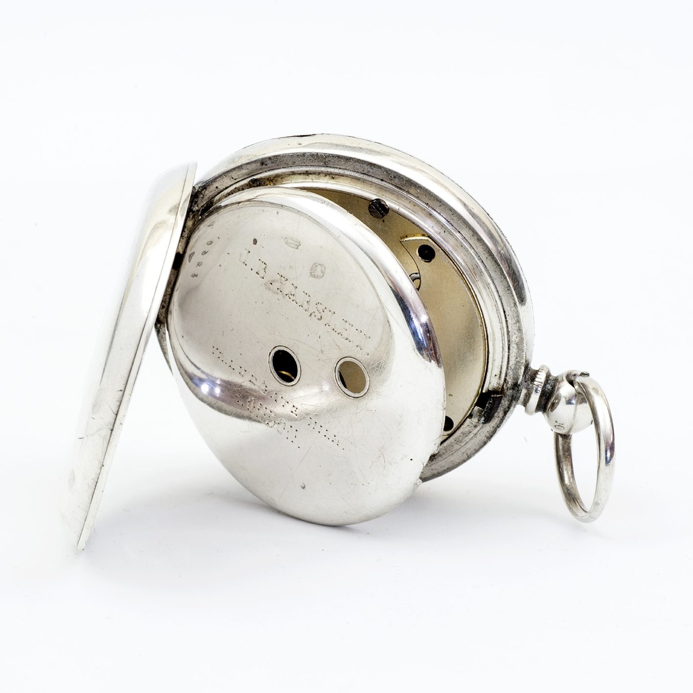J.B. YABSLEY (Londres). Reloj inglés de bolsillo, lepine. Plata. Londres, año 1884. J.B. YABSLEY (Londres). Reloj inglés de bolsillo, lepine. Plata. Londres, año 1884.