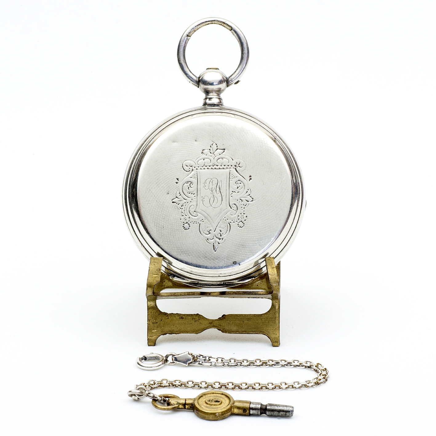 J.S. BAUDIER & Cíe. Geneve. Reloj suizo de bolsillo, saboneta. Plata. Suiza, ca. 1880. J.S. BAUDIER & Cíe. Geneve. Reloj suizo de bolsillo, saboneta. Plata. Suiza, ca. 1880.