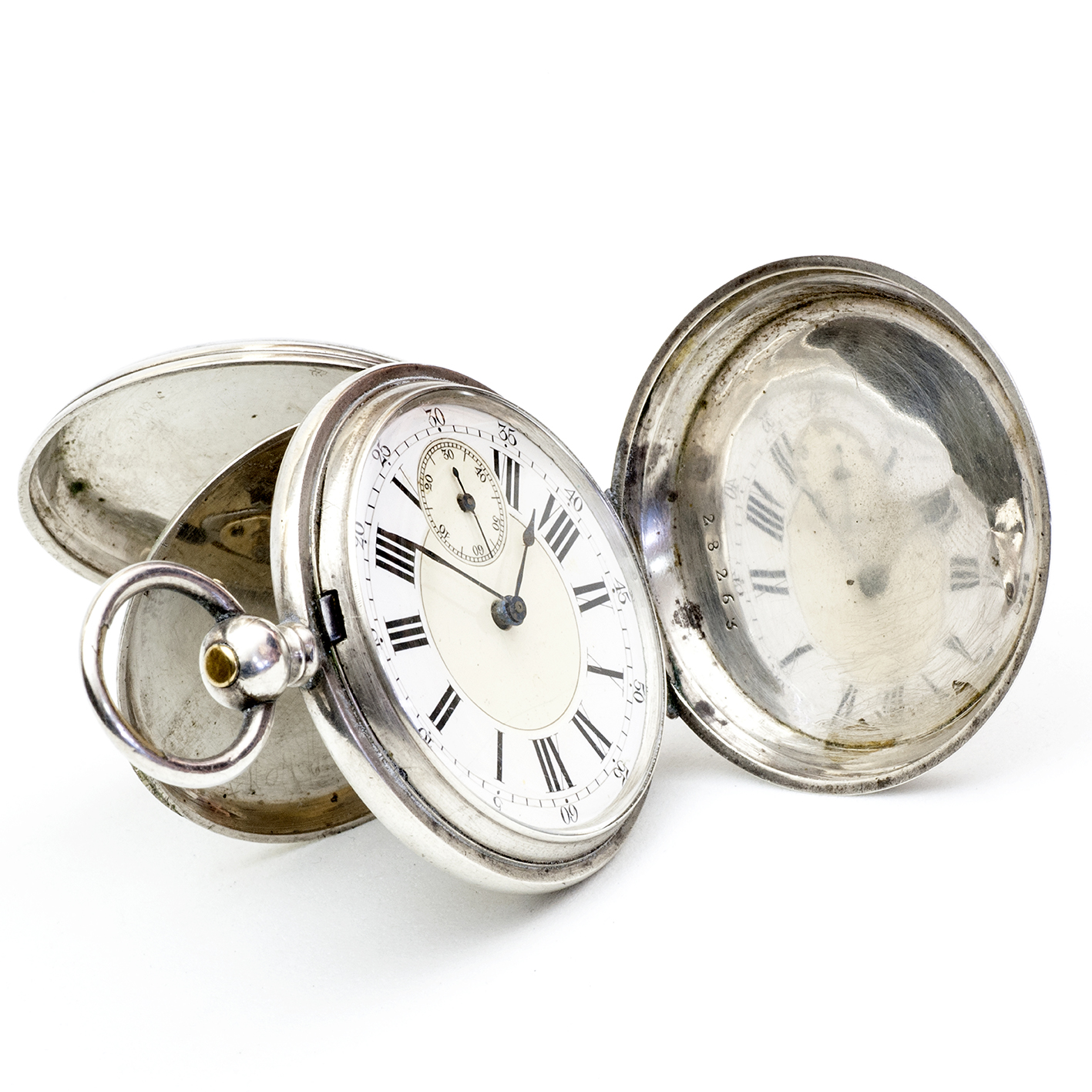 J.S. BAUDIER & Cíe. Geneve. Reloj suizo de bolsillo, saboneta. Plata. Suiza, ca. 1880. J.S. BAUDIER & Cíe. Geneve. Reloj suizo de bolsillo, saboneta. Plata. Suiza, ca. 1880.
