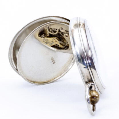 JW BENSON. Pocket watch, Lepine and remontoir. Silver. London, 1932.