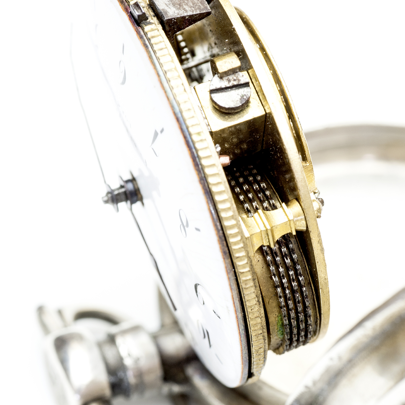 LACOUR. (A BretteVille). Reloj de bolsillo lepine, Verge Fusee. Plata. Francia, ca. 1850. LACOUR. (A BretteVille). Reloj de bolsillo lepine, Verge Fusee. Plata. Francia, ca. 1850.