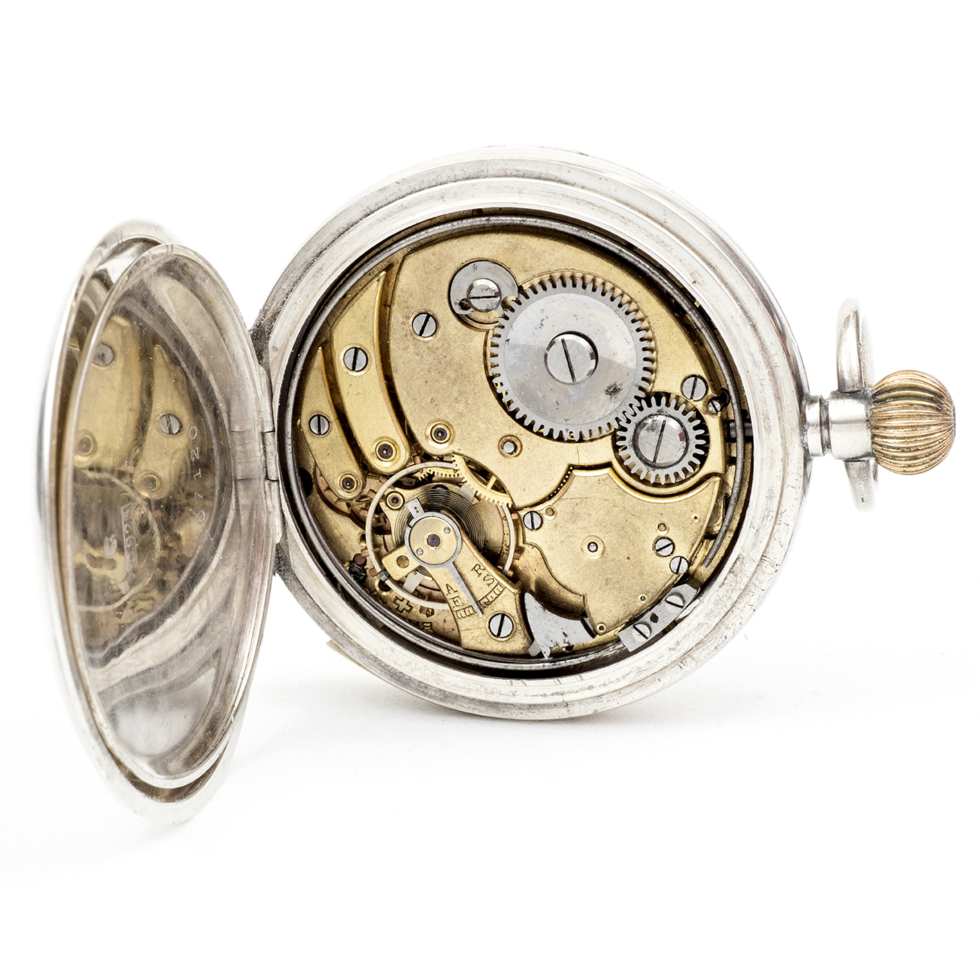 MERCANTILE WATCH Co. Reloj de bolsillo, lepine y remontoir. Plata. Suiza, ca. 1900. MERCANTILE WATCH Co. Reloj de bolsillo, lepine y remontoir. Plata. Suiza, ca. 1900.