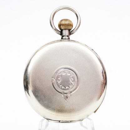 MERCANTILE WATCH Co. Reloj de bolsillo, lepine y remontoir. Plata. Suiza, ca. 1900.