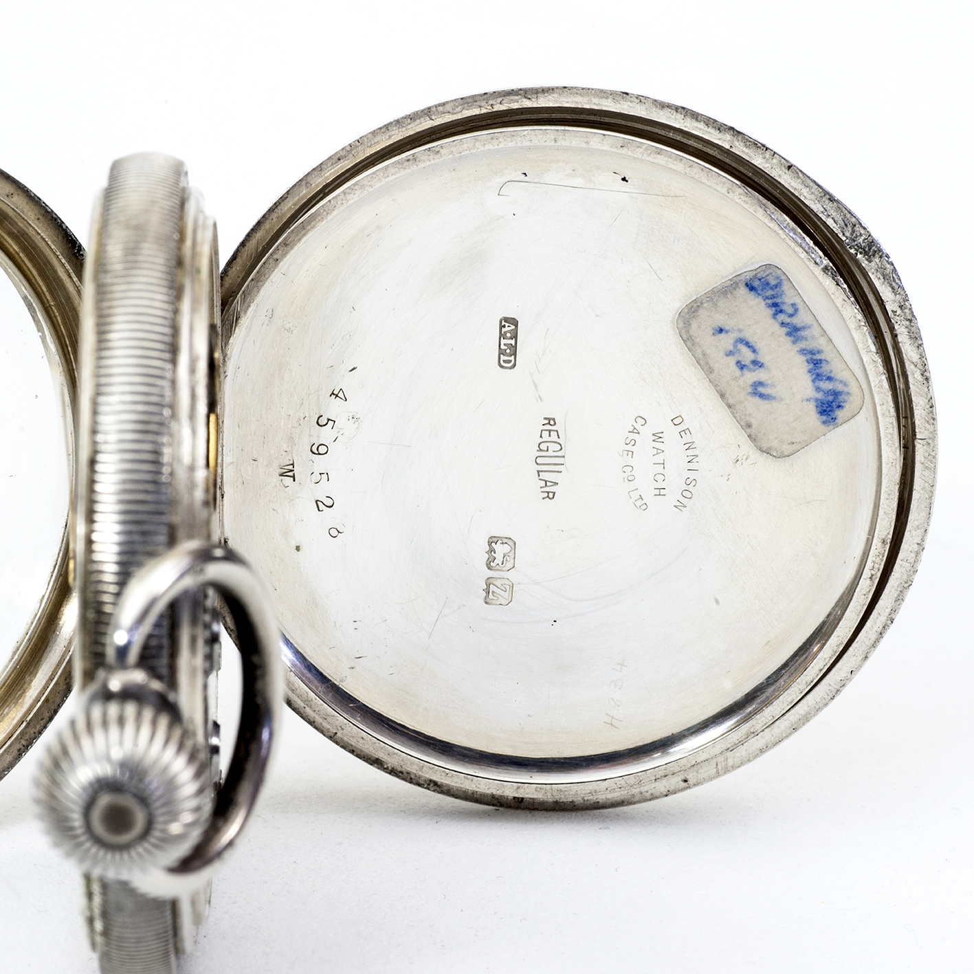 MOERIS FM. Reloj Suizo de bolsillo lepine y remontoir. Plata. Suiza y Birmingham, año 1924. MOERIS FM. Reloj Suizo de bolsillo lepine y remontoir. Plata. Suiza y Birmingham, año 1924.