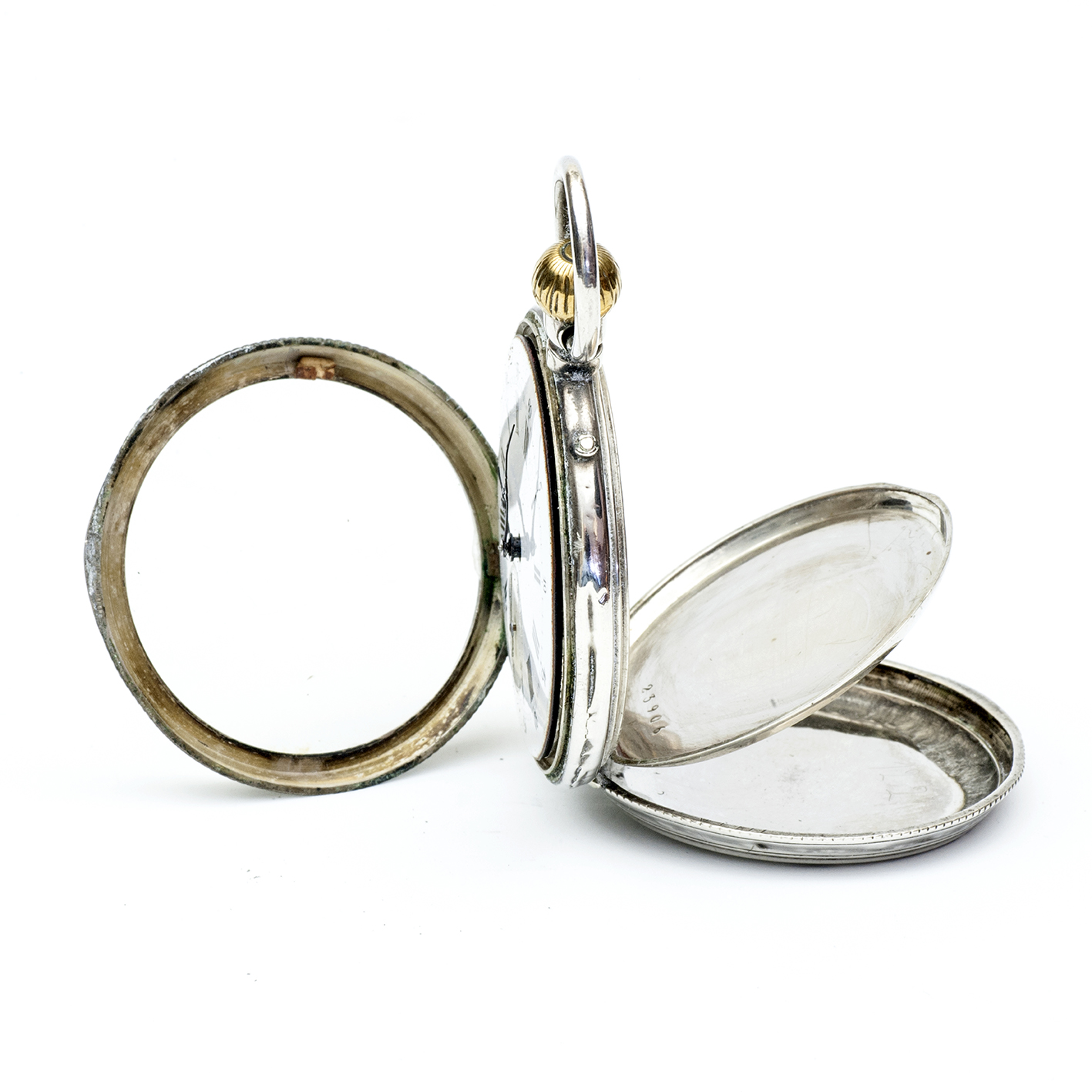 MONNARD GENEVE. Reloj de Bolsillo, Lepine y remontoir. Plata. Suiza, ca. 1890 MONNARD GENEVE. Reloj de Bolsillo, Lepine y remontoir. Plata. Suiza, ca. 1890