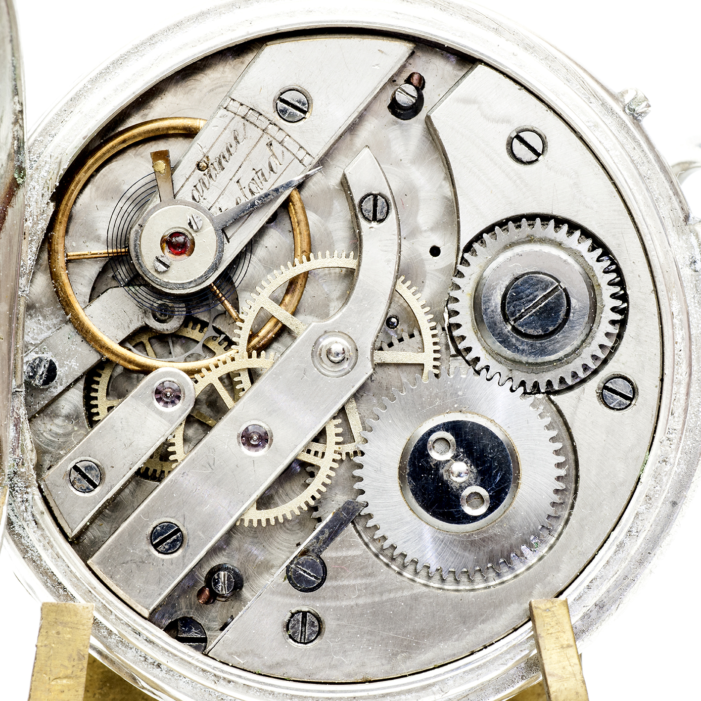 MONNARD GENEVE. Reloj de Bolsillo, Lepine y remontoir. Plata. Suiza, ca. 1890 MONNARD GENEVE. Reloj de Bolsillo, Lepine y remontoir. Plata. Suiza, ca. 1890