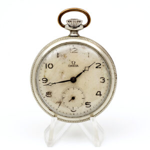 OMEGA. Reloj de Bolsillo para caballero, lepine y remontoir. Ca. 1890