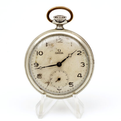OMEGA. Pocket watch for men, lepine and remontoir. ca. 1890
