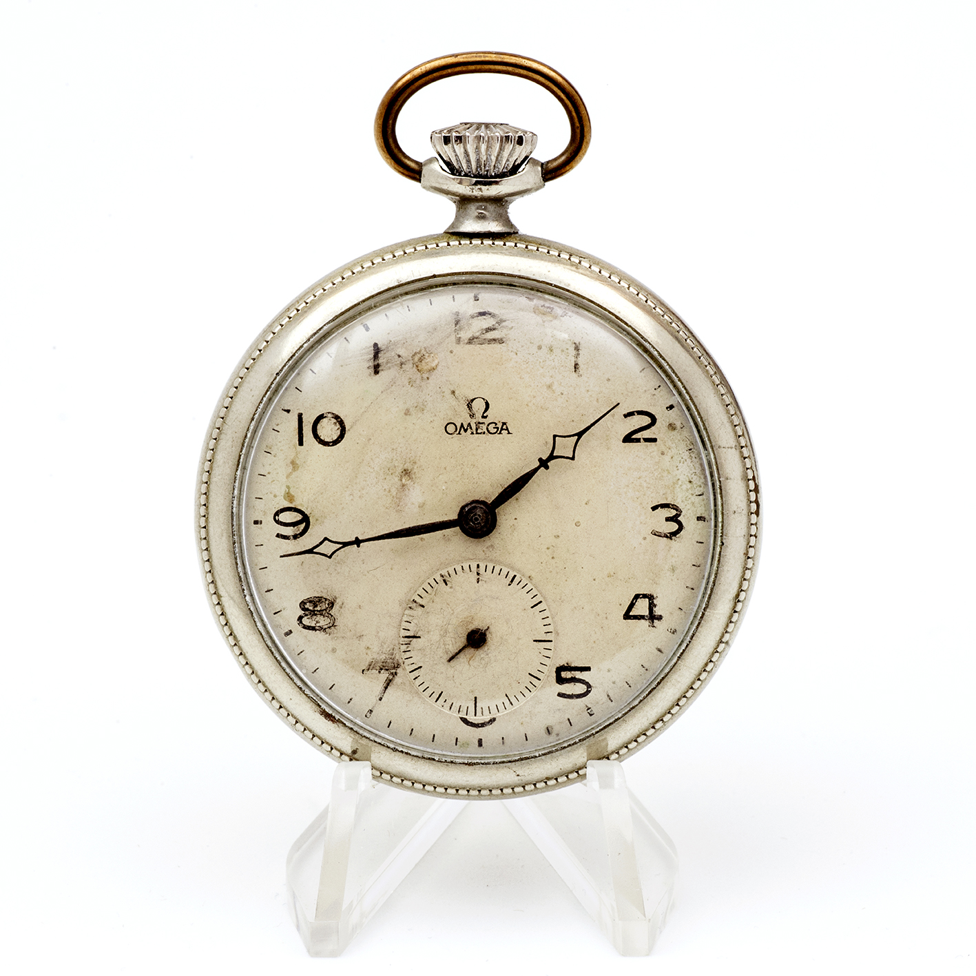 OMEGA. Reloj de Bolsillo para caballero, lepine y remontoir. Ca. 1890 OMEGA. Reloj de Bolsillo para caballero, lepine y remontoir. Ca. 1890